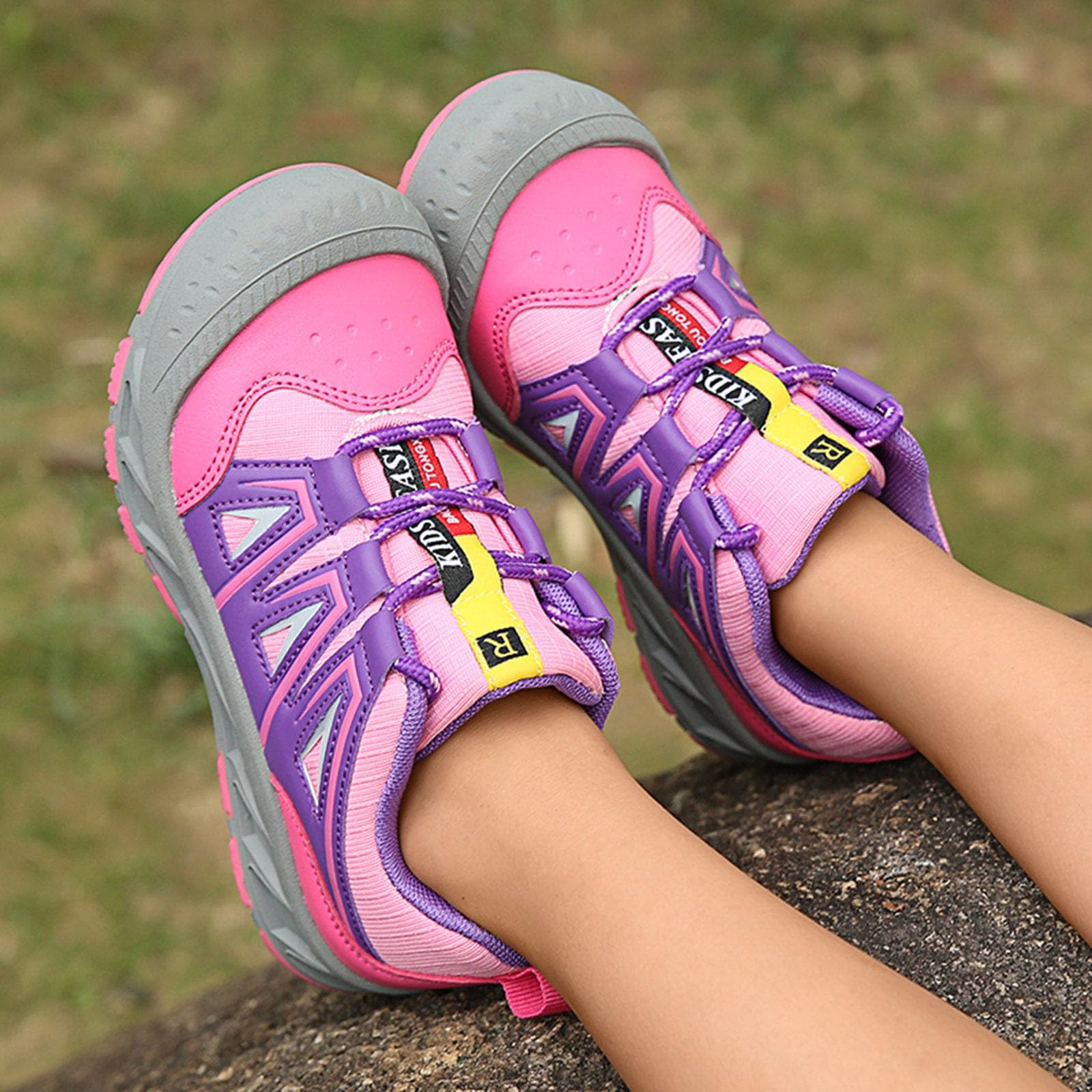 Zapatos para niños Zapatillas de Deporte de Gruesa Zapatos de Senderismo Deportivos al Libre de Zapatos de Senderismo para Estudiantes