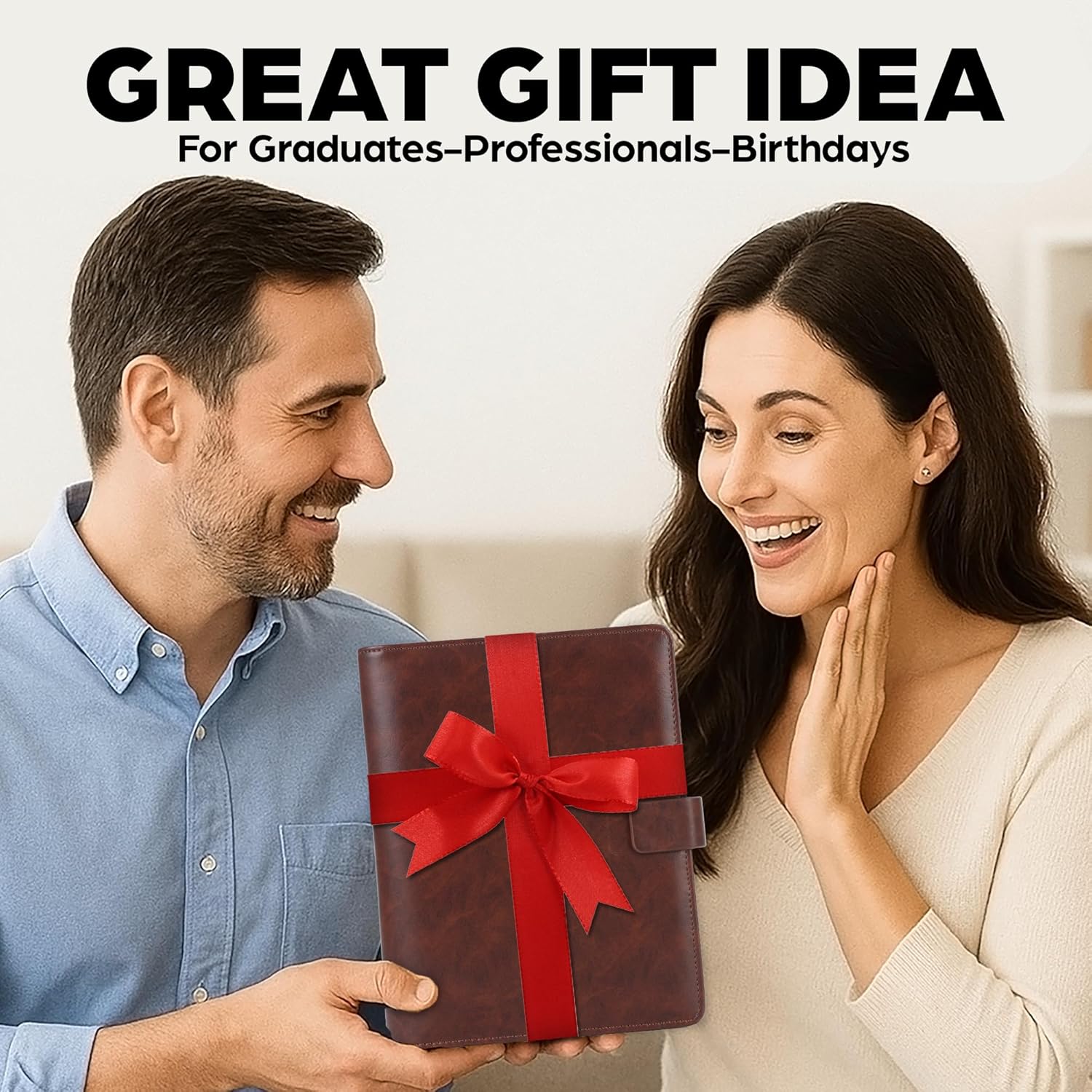 Luxury Folio Cover Compatible with Rocketbook Pro 2.0, Everlast, Wave, Fusion, Panda, Smart Reusable Notebook - Letter Size A4 Portfolio Organizer Multiple Pockets & Sections - Smart Notebook 8.5x11