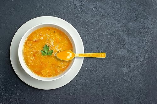 Miniatura 5 de DecorRack Juego de cubiertos de plástico de color amarillo para fiestas, 240 piezas a granel de utensilios resistentes (amarillo, 240 piezas)