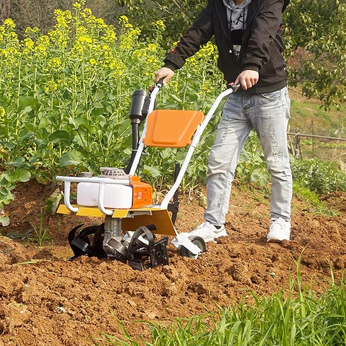 Buy HBIAO 2.2kw Power Tillers, Petrol Tiller Rotavator Cultivator, 2