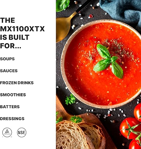 Miniatura 8 de Waring Commercial Licuadora de alta potencia con contenedor de acero inoxidable, Inoxidable Acero Container