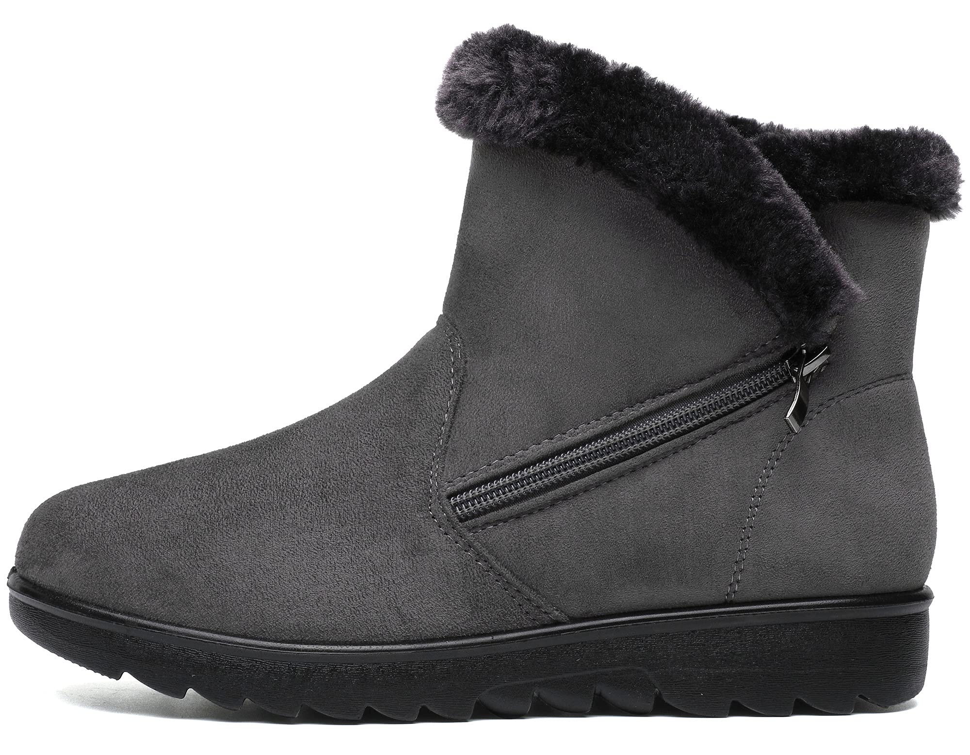 Vunavueya Stivali Donna Invernali Scarpe Stivaletti da Neve con Imbottitura Calda Stivali alla Caviglia Caldi Boots Scarpe 35-41.5