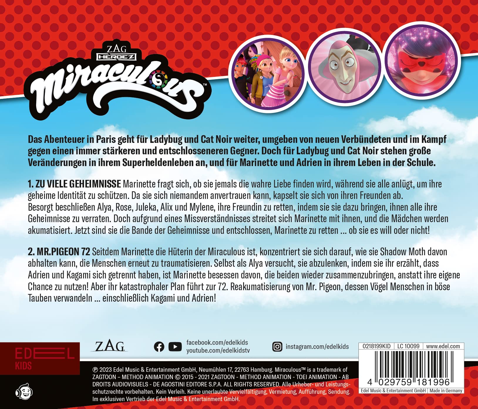 Miraculous - Hörspiel-Box (Folge 38-40) - Die Original-Hörspiele zur TV-Serie
