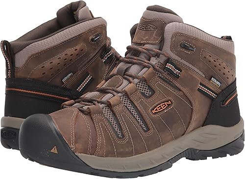 Miniatura 7 de KEEN Utility Men's Flint 2 Mid Height Soft Toe Waterproof Non Slip Work Boots
