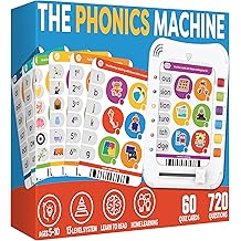 Phonics Machine Learning Pad - Electronic Reading Game for Kids Age 5-11 - Learn to Read with 720 Phonic and Letter Sound Questions