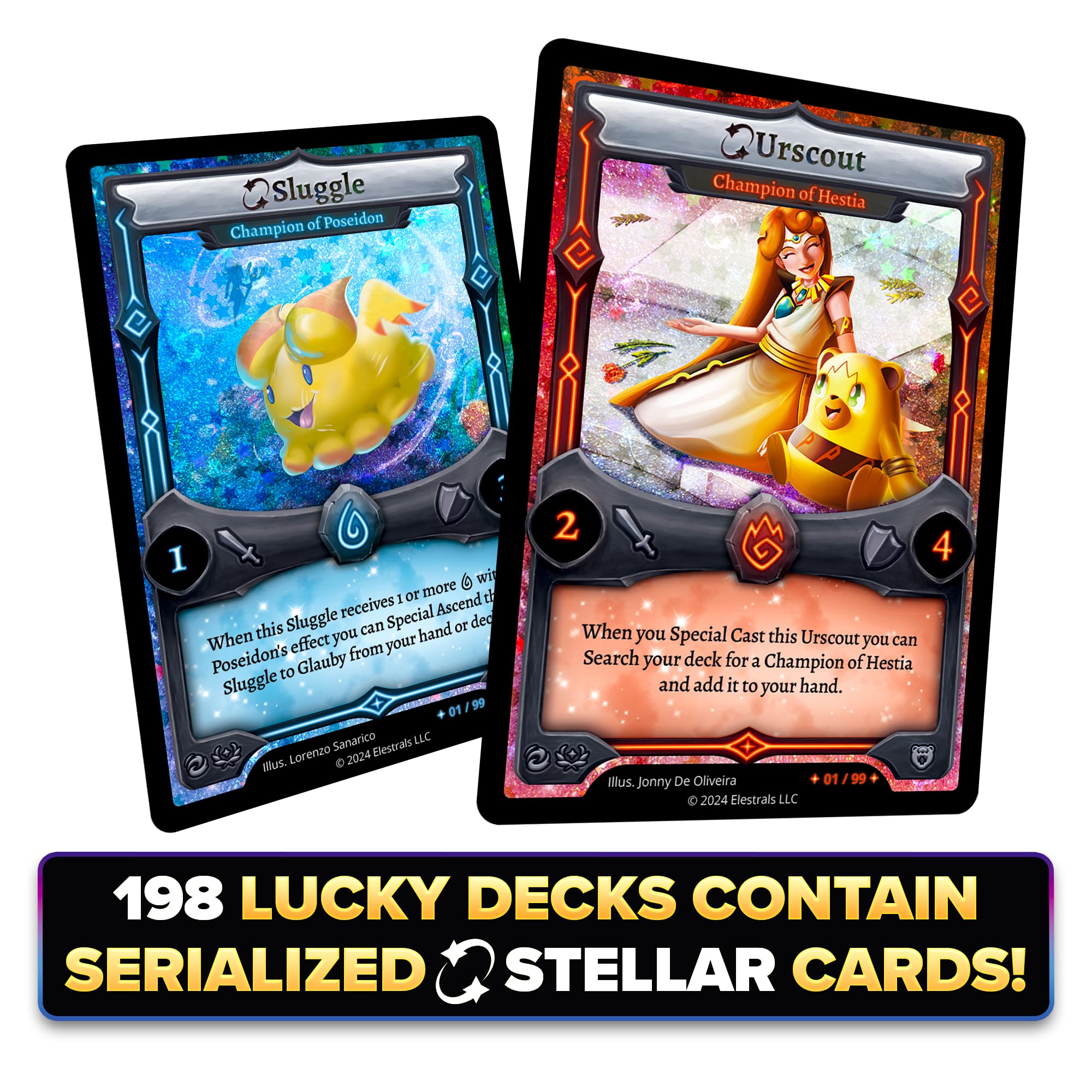 デュエルマスターズカードセット ギガゾール バルガス メルニン Amazon.com: Elestrals TCG: Divine Champions - Firestorm Hestia vs