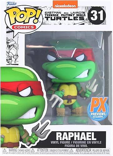Miniatura 2 de Funko Pop! Comics Teenage Mutant Ninja Turtles: Raphael Previews Figura de vinilo exclusiva