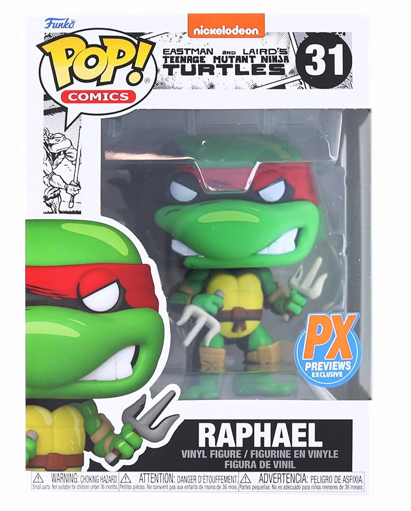 海外限定　funko pop 19 ニンジャタートルズ　ラファエル Teenage Mutant Ninja Turtles Raphael Funko Pop #19 Retro