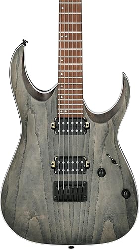 Guitarra eléctrica estándar Ibanez RGA42AH, diapasón de Jatoba, teñida en negro