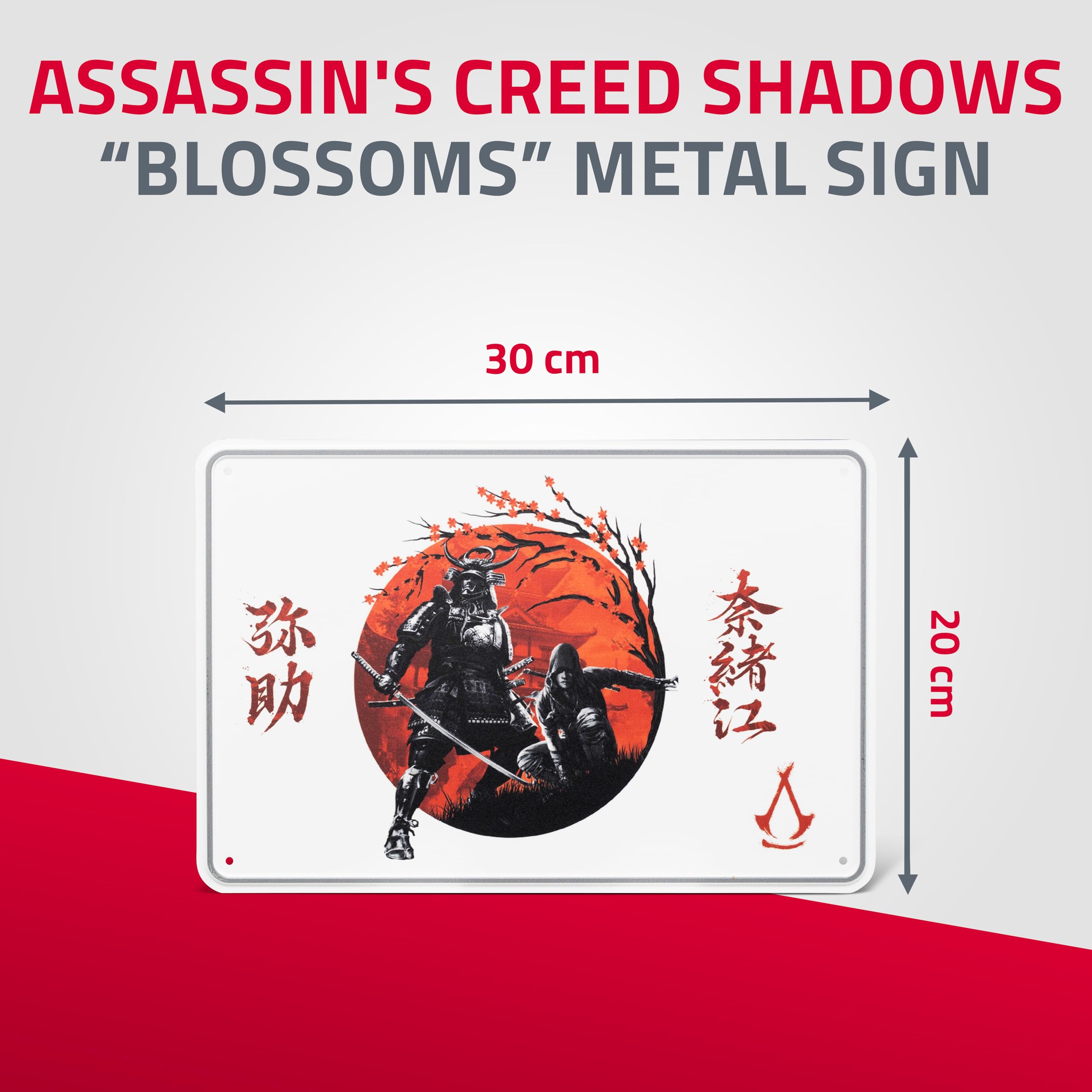 Assassin's Creed Shadows Metalowa tabliczka BLOSSOMS