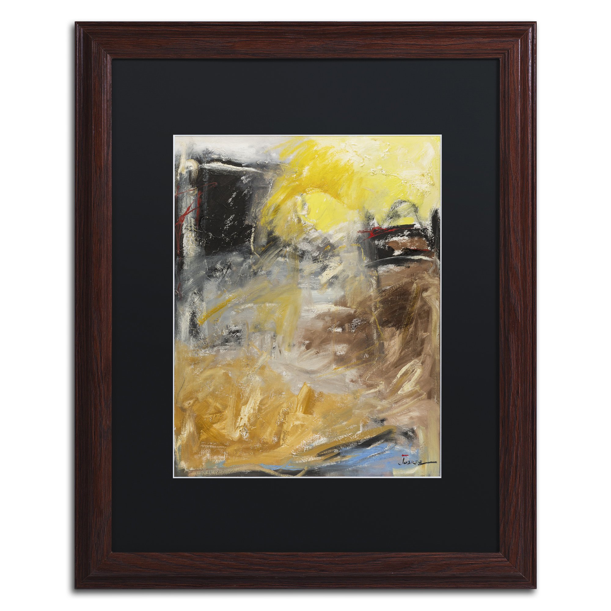 Minh'alma by Joarez, Black Matte, Wood Frame 16x20-Inch