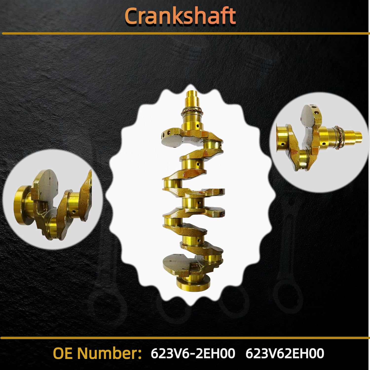 G4NA 2.0 Engine Crankshaft Connecting Rod Bearings kit Fit for Hyundai Elantra GT Coupe Tucson & Kia Soul Forte Forte5 Koup 2.0L 2014-2021 Replaces# 623V6-2EH00 23110-2E200 23110-2E210 21020-2E000