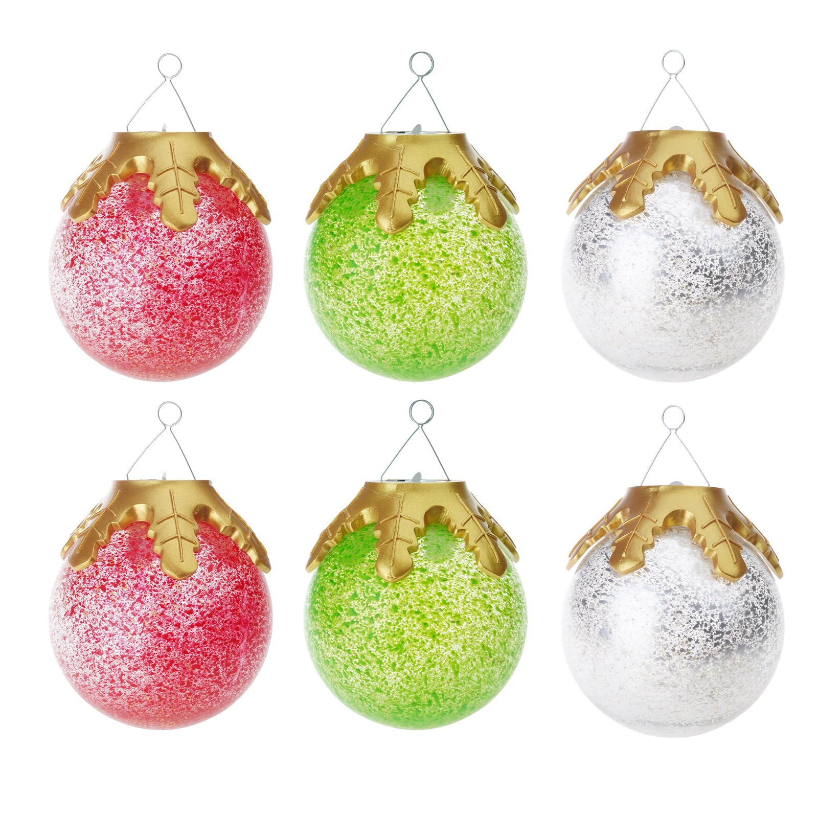 Sphère de Noël à DEL pour décoration de table et bureau