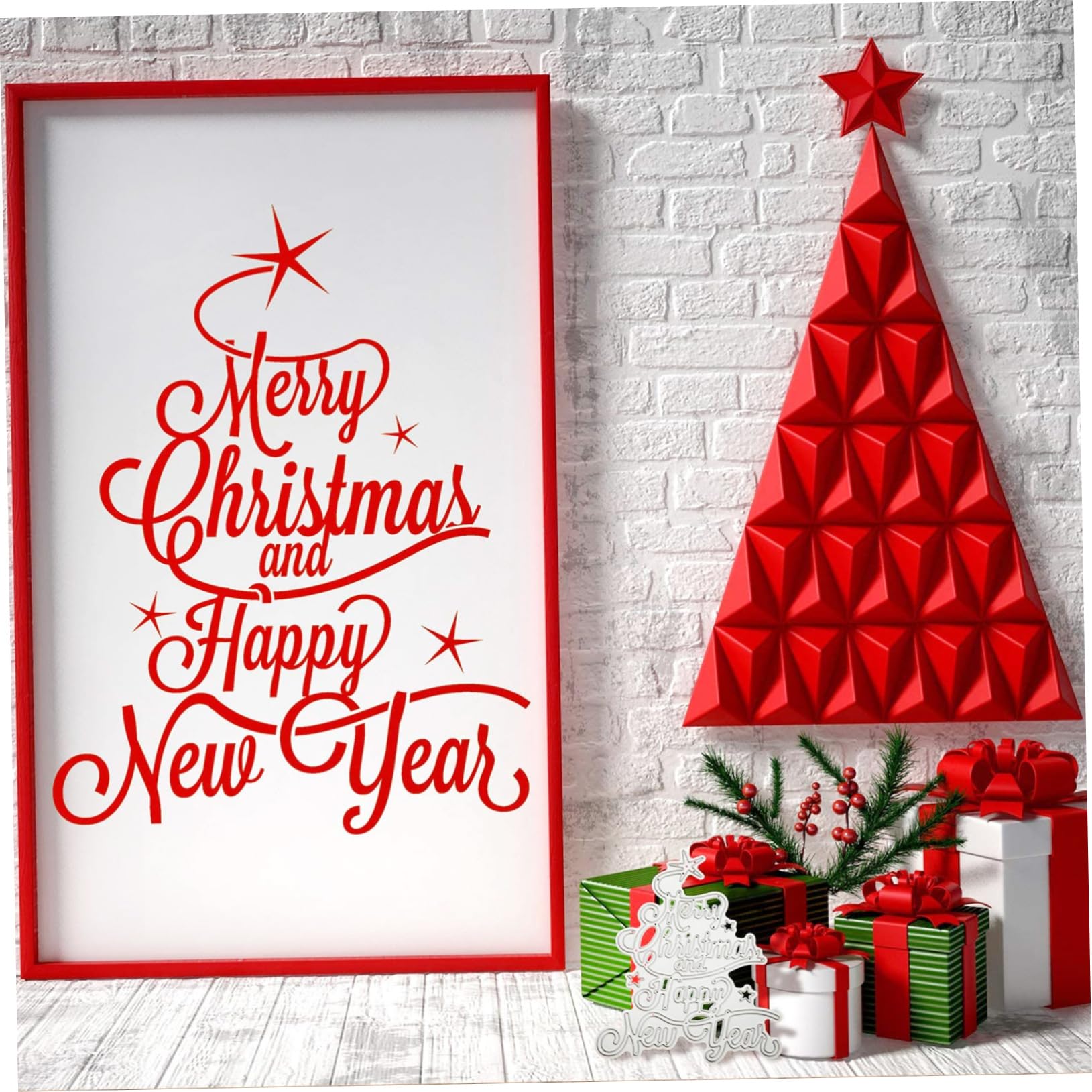 NUOBESTY 24 Piezas Navidad morir diver light scrapbooking muere para navidad pueblo troquelado troqueles de de metal plantillas troqueles de para navidad en modelo moho