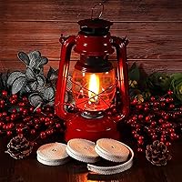 Vista 3 de Lantern Wicks - Mecha para lámpara de aceite, 2 rollos de mecha plana de algodón de 1 pulgada con puntada negra auténtica, linternas de aceite
