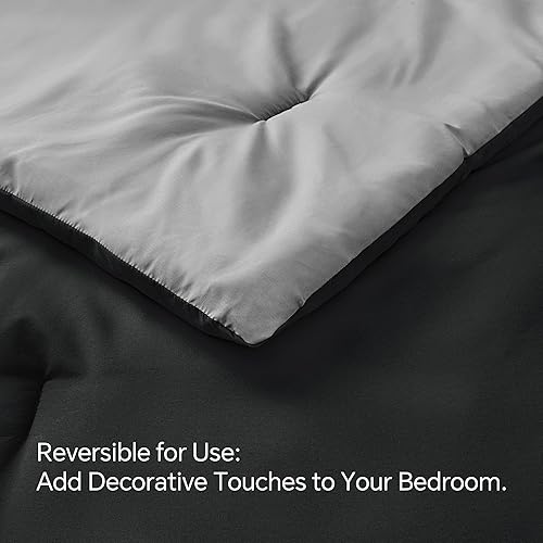 Miniatura 3 de INFIIXSO Juego de edredón tamaño Queen con sábanas, 7 piezas, reversible, en una bolsa, con edredón, sábanas, fundas de almohada y fundas, juego de