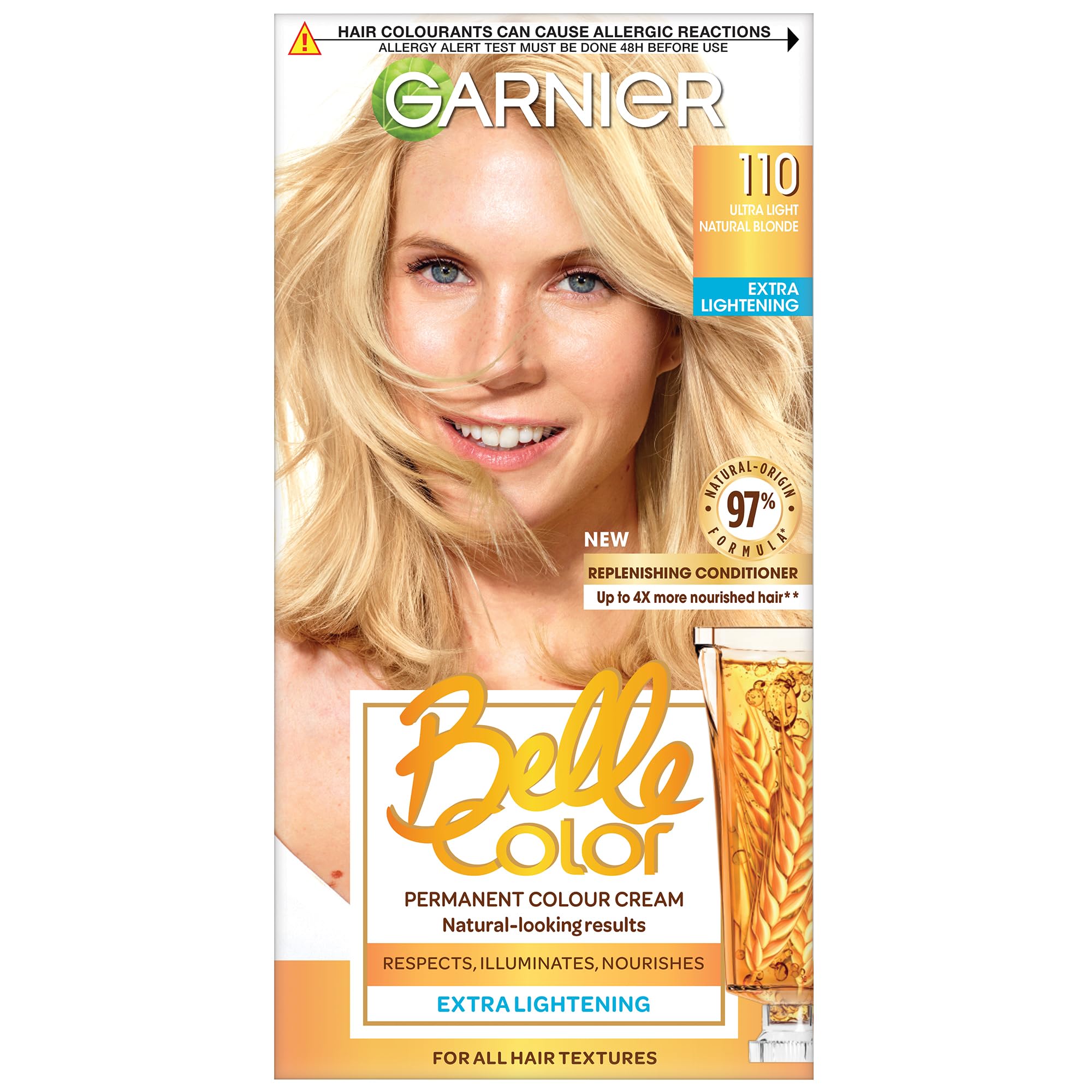Garnier Belle Permanent Color Hair Dye 110 Extra Light Blonde