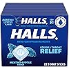 HALLS Relief Mentho-Lyptus Cough Drops, 20 Packs of 9 Drops (180 Total Drops)