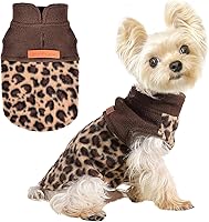 Vista 9 de Ropa de invierno para perro, chaleco de forro polar a cuadros para invierno, suéter suave para perros pequeños, medianos y gatos, ropa