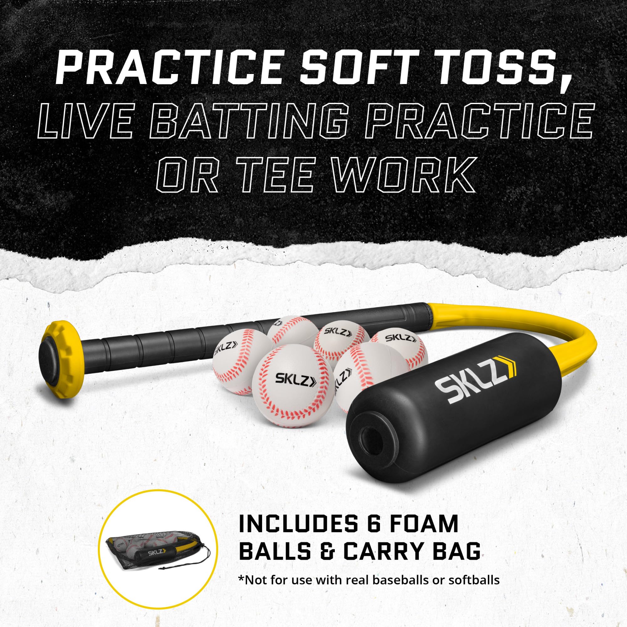 Amazon.com : SKLZ Quick Pop Bat – Rope Bat Swing Trainer for Bat