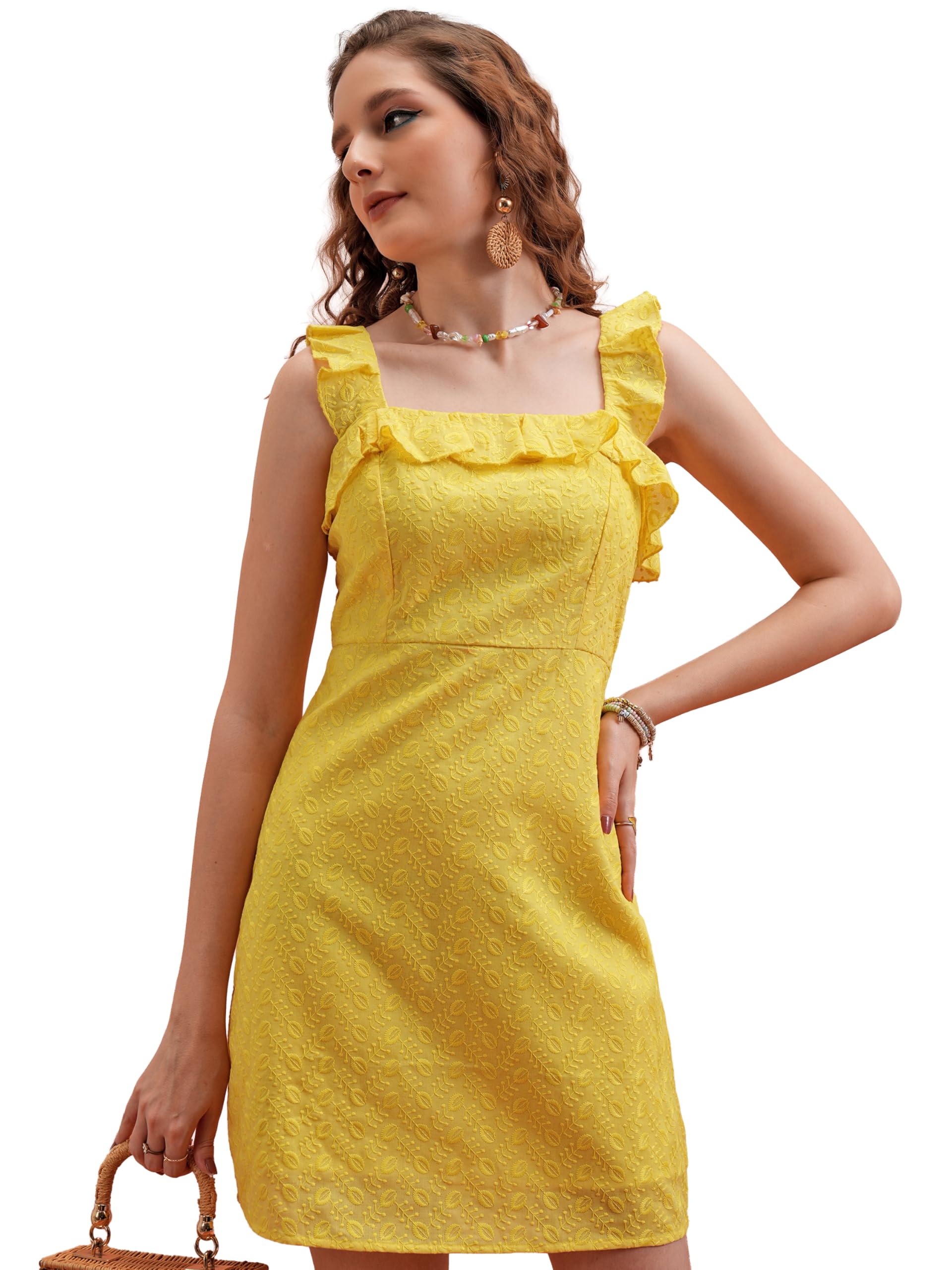 tokyo talkies Women's Sleeveless Round Neck Self Design Dresses | Stylish Dresses | Casual Dresses-picture-40