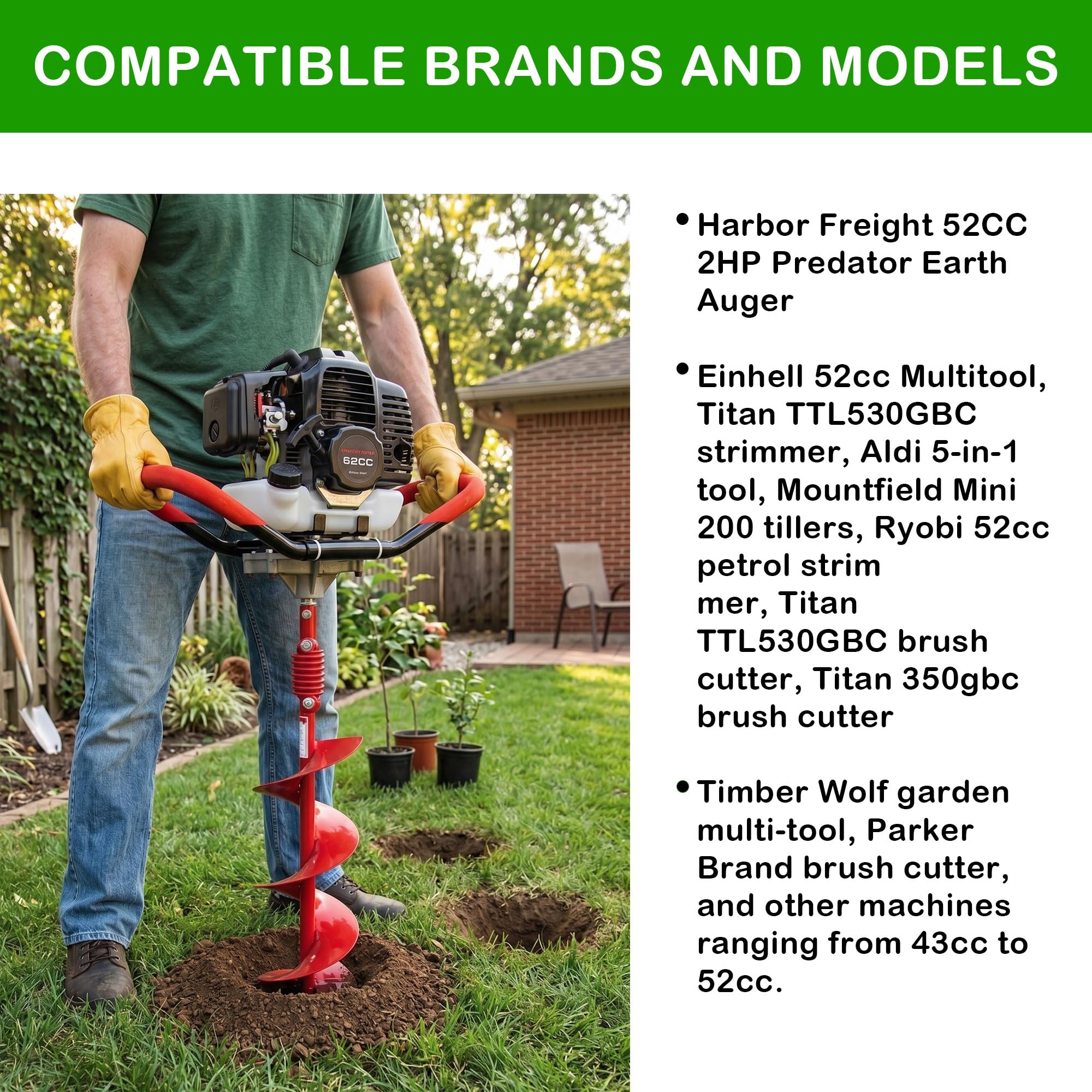 Amazon.com: A.I.FORCE Carburetor for Predator 52CC Earth Auger