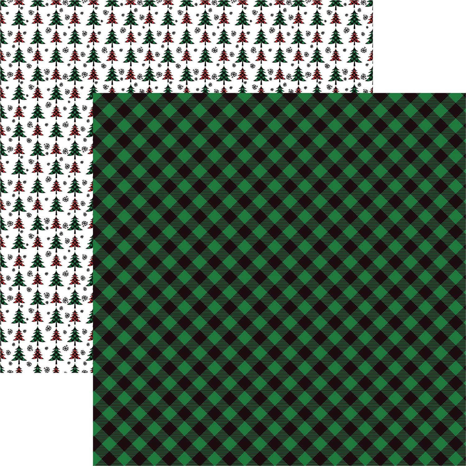 Reminisce Christmas Plaid Scrapbook Collection Kit