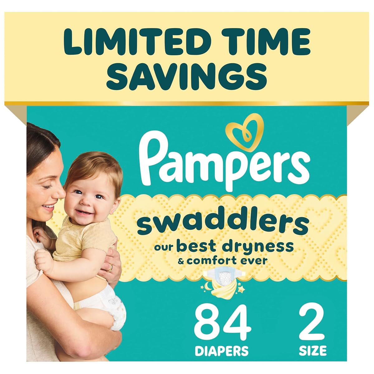 Pampers Swaddlers Diapers Size 2, 84 count - Disposable Diapers
