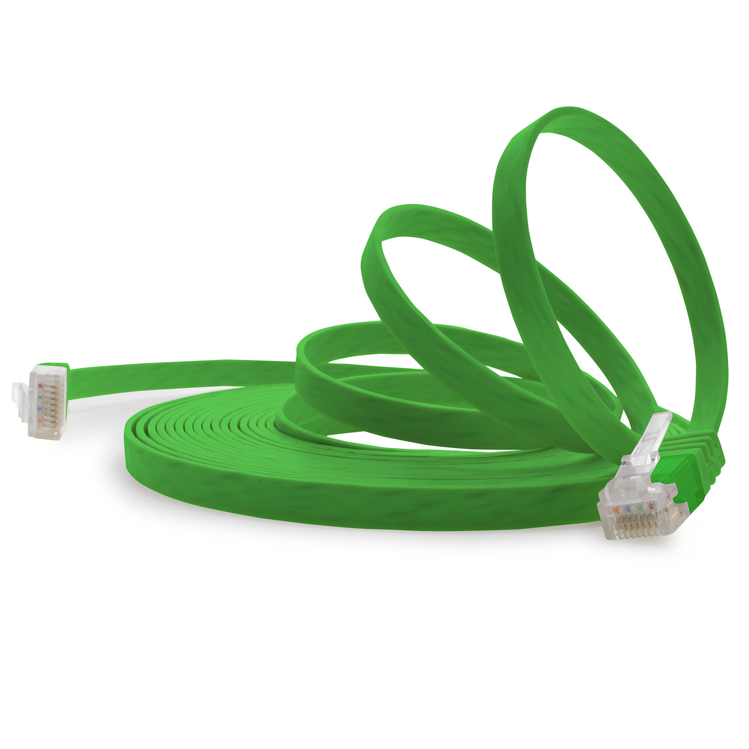 1aTTack.de Cable de red plano cat. 6, ultraplano, cat. 6, 10 m, color marrón, 1000 Mbit/s, Gigabit LAN (RJ45) — view 18