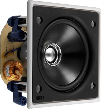 KEF CI100QS Square In-Wall/In-Ceiling Architectural Loudspeaker Single