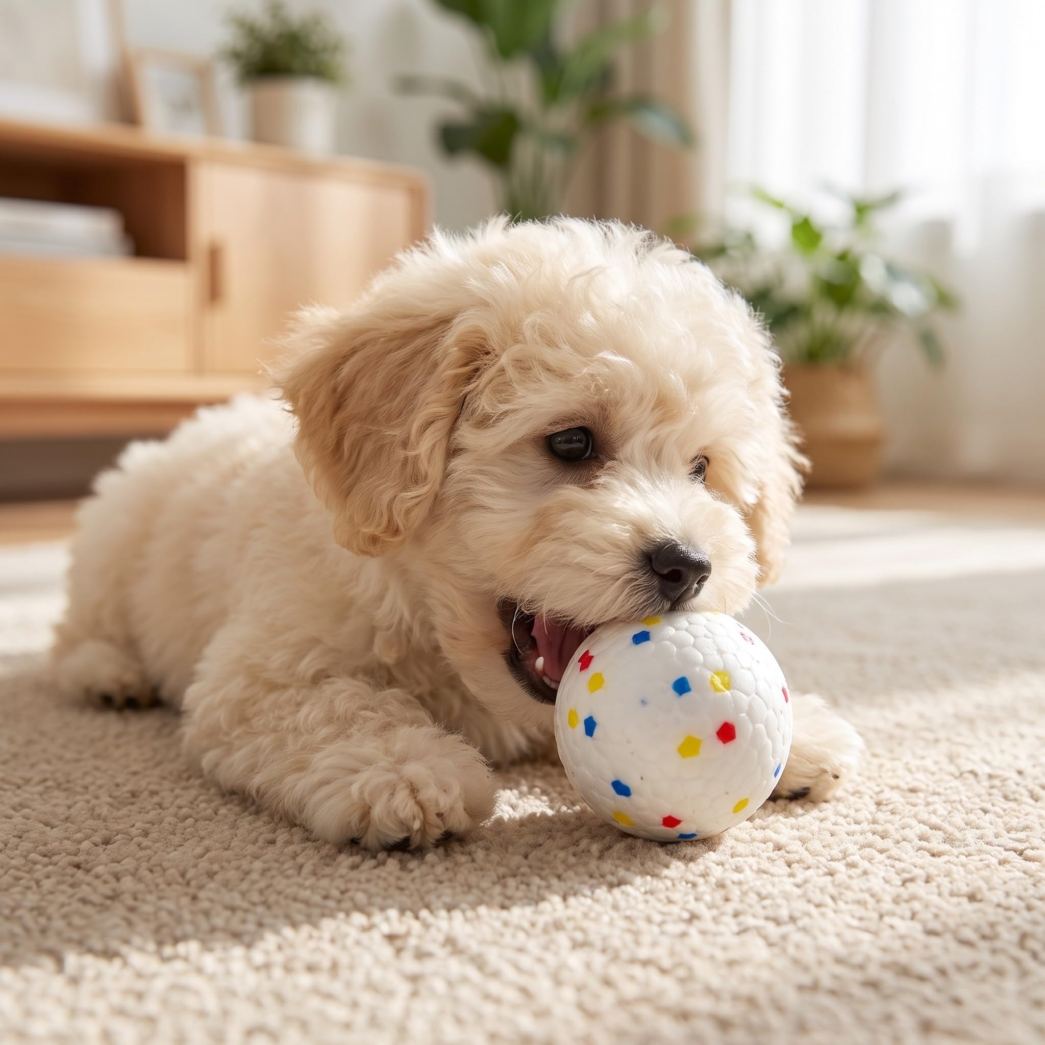 20 Stück Hundebälle, interaktives Wurfspielzeug für Hunde