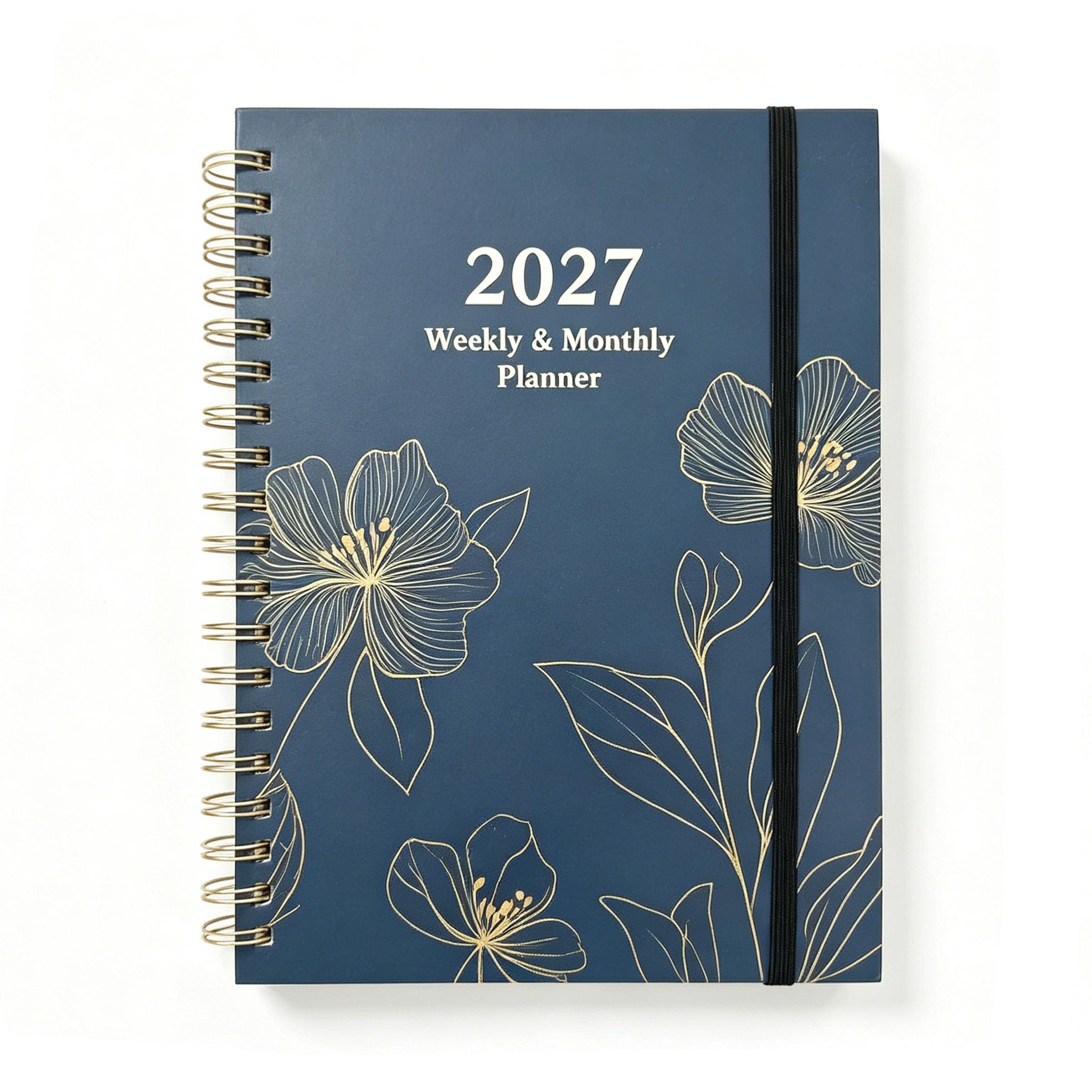 Mounteps 2027 Diary A5 Page a Day Hardback Spiral Bound Daily Planner