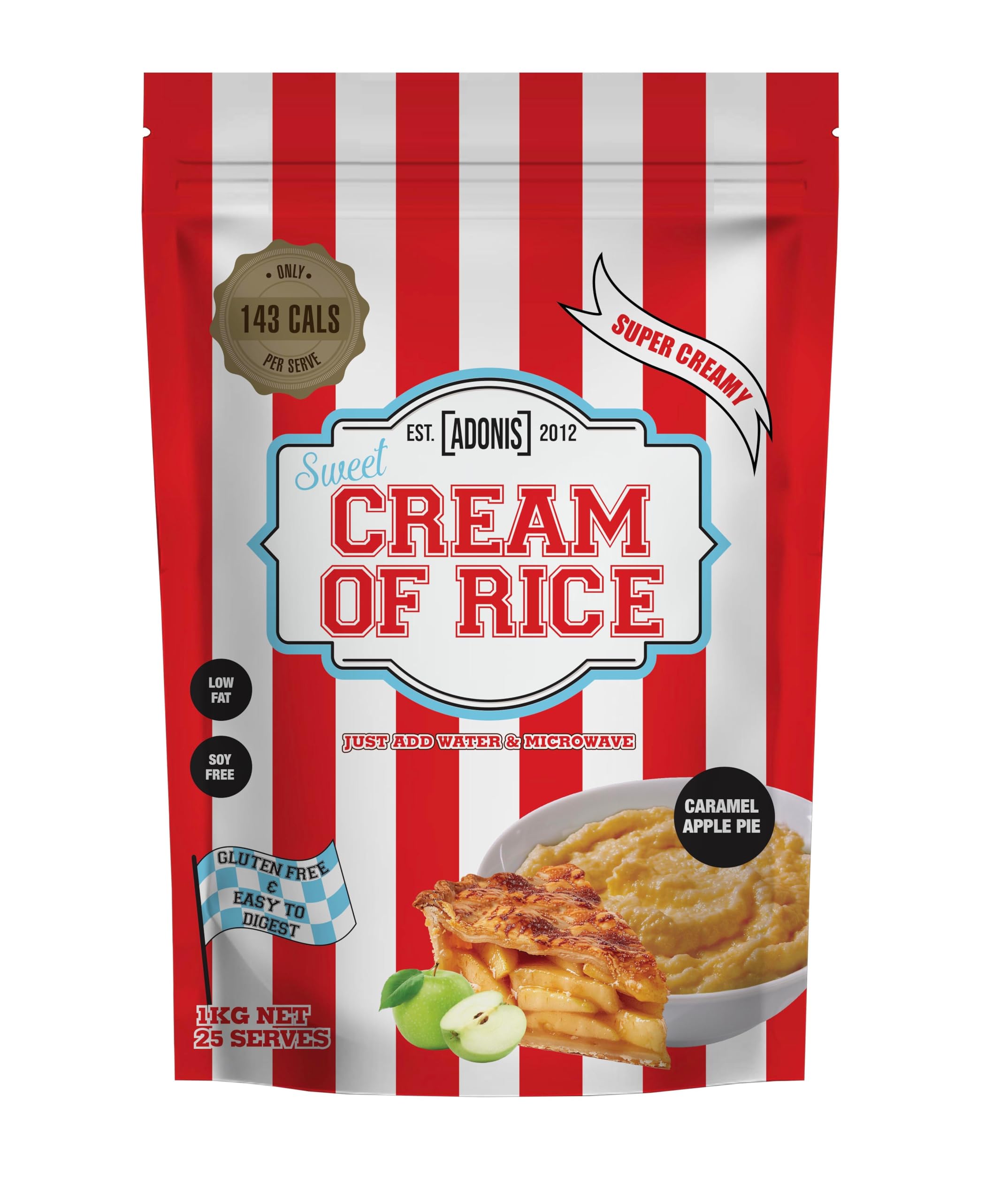 Adonis Gear Caramel Apple Pie Sweet Cream of Rice 1 kg