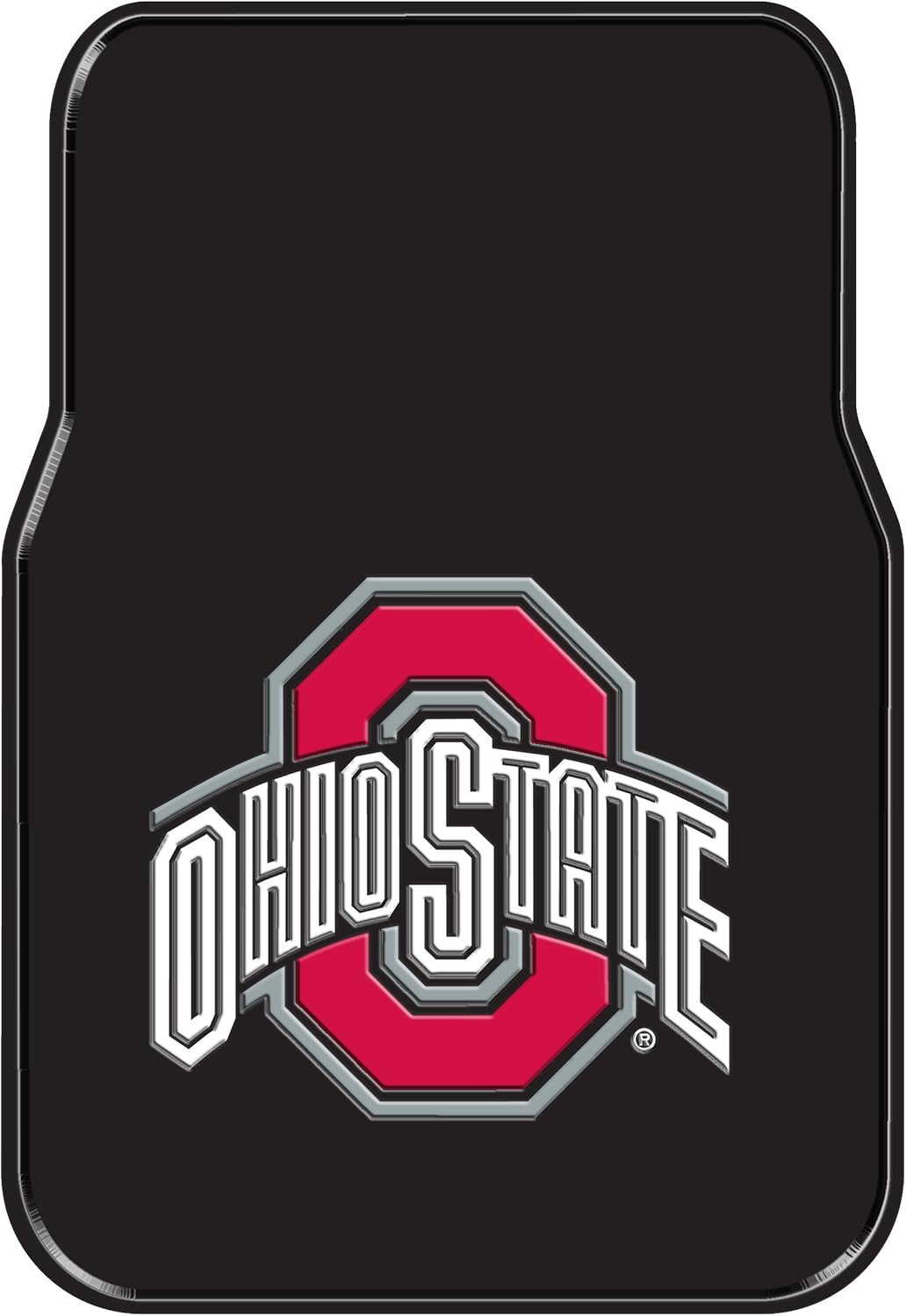 Ohio State Buckeyes Car Floor Mat Set, 17".5 x 25.5"