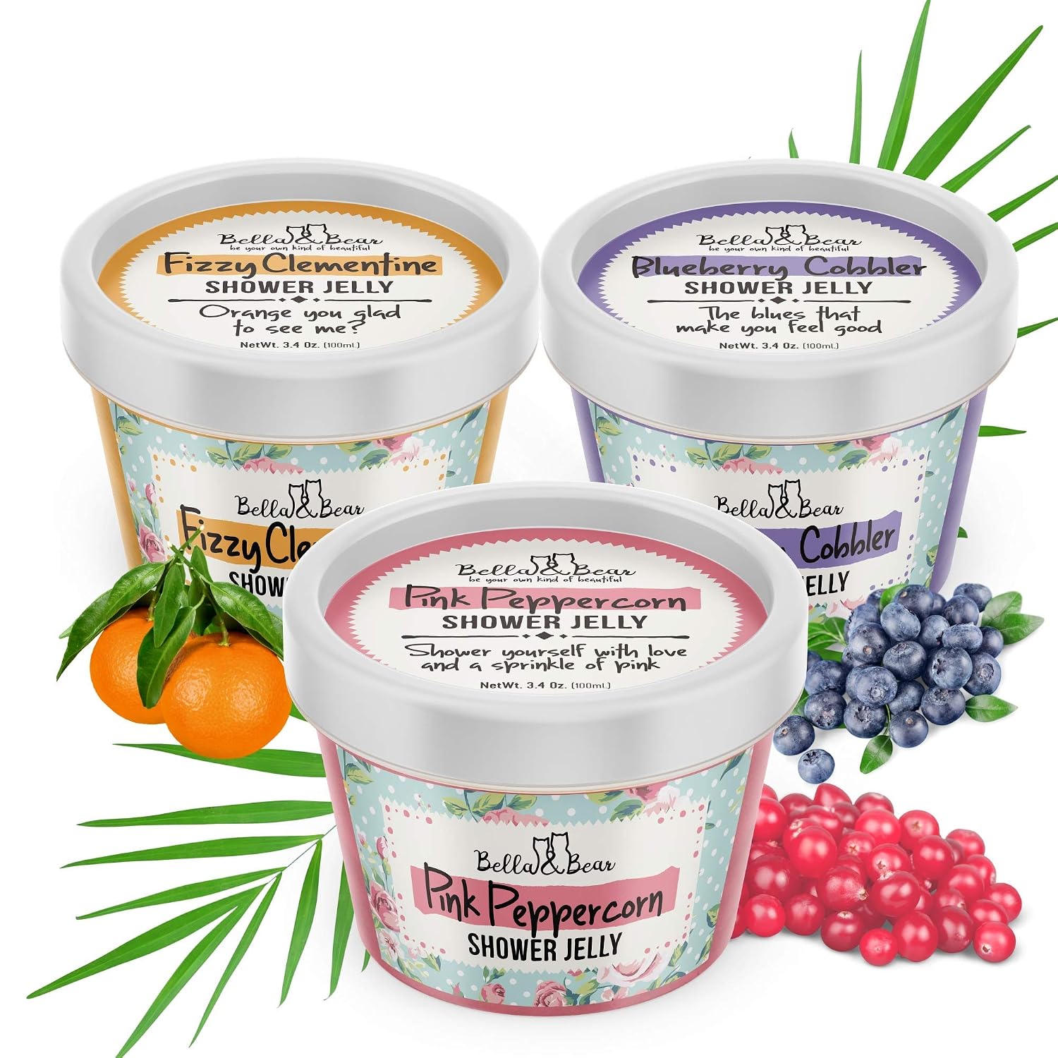 Shower Jellies (Blueberry Cobbler)
