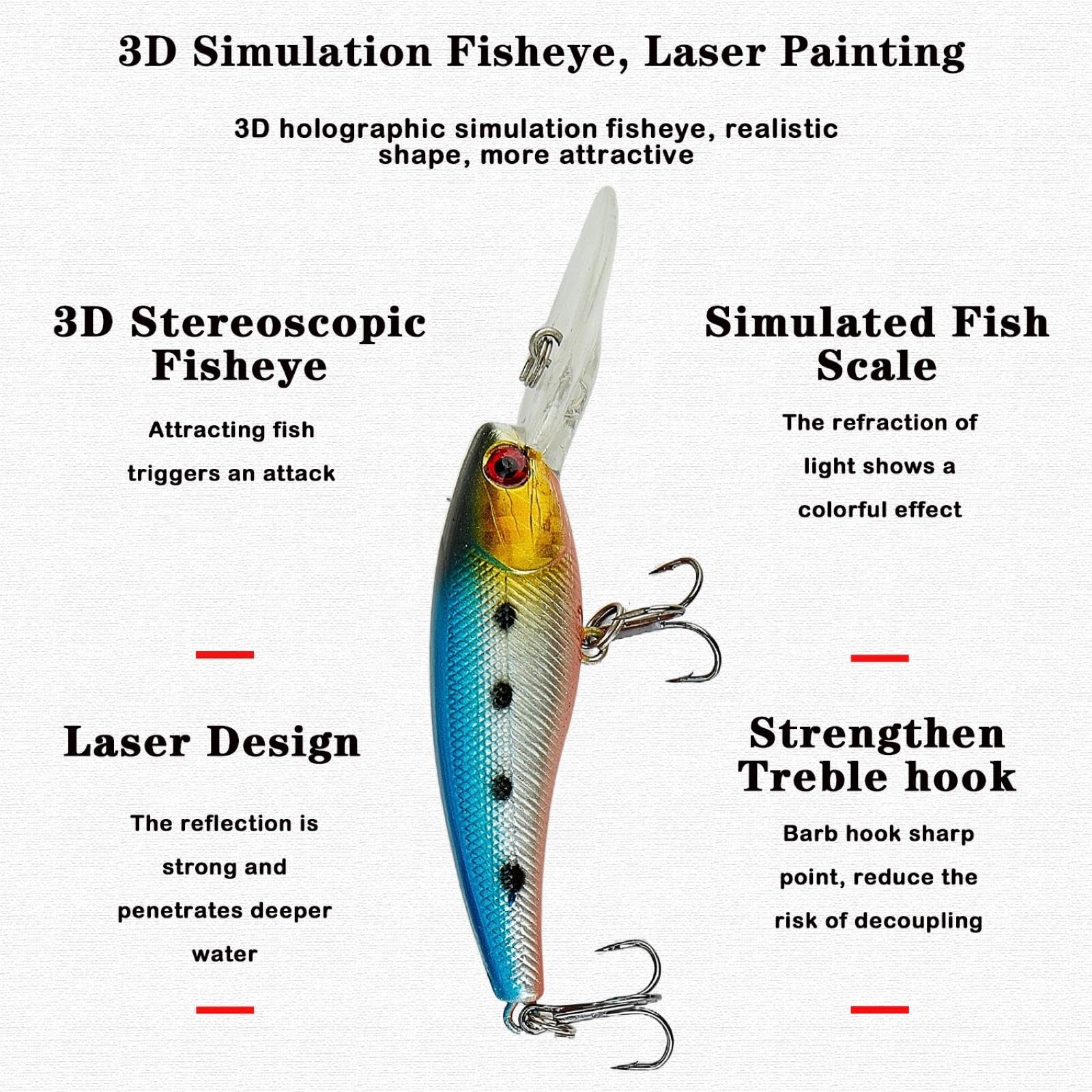 Team ARK MiniDiver Crankbaits CM36 (Fire Tiger)