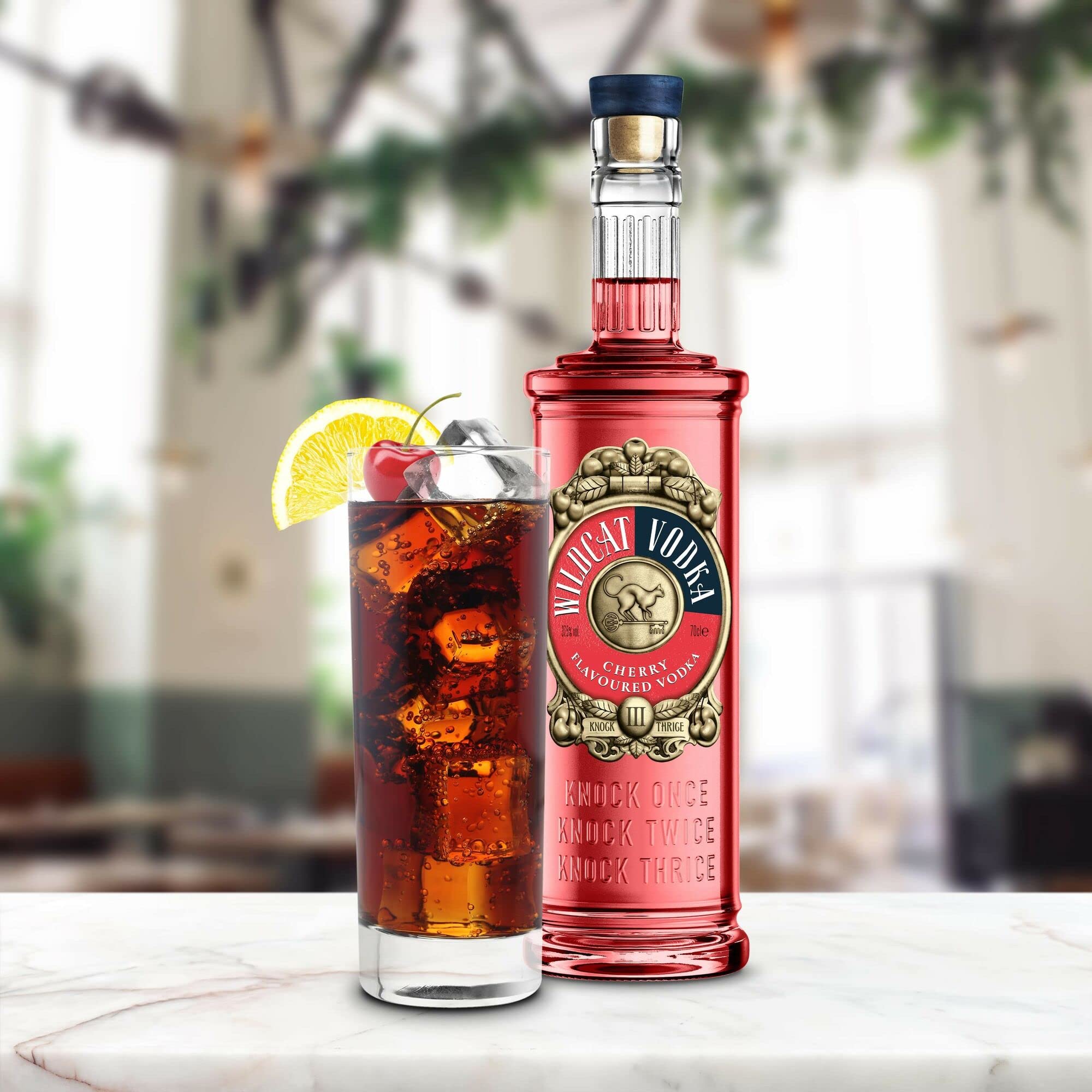 Wildcat Vodka Cherry Flavoured Vodka, 70cl : Amazon.co.uk: Grocery