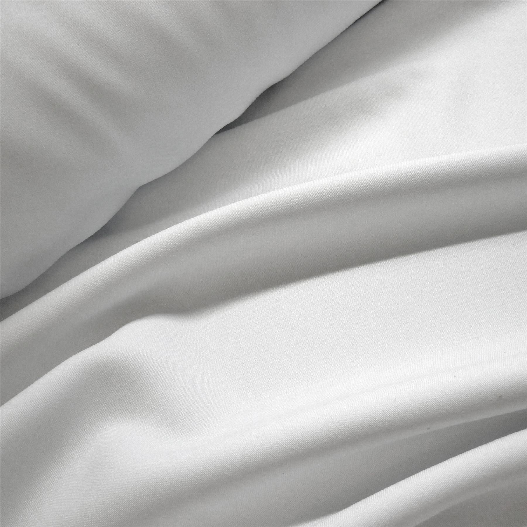 Plain White 100% Polyester Bi-Stretch Budget Suiting/Display Fabric (Per Metre)