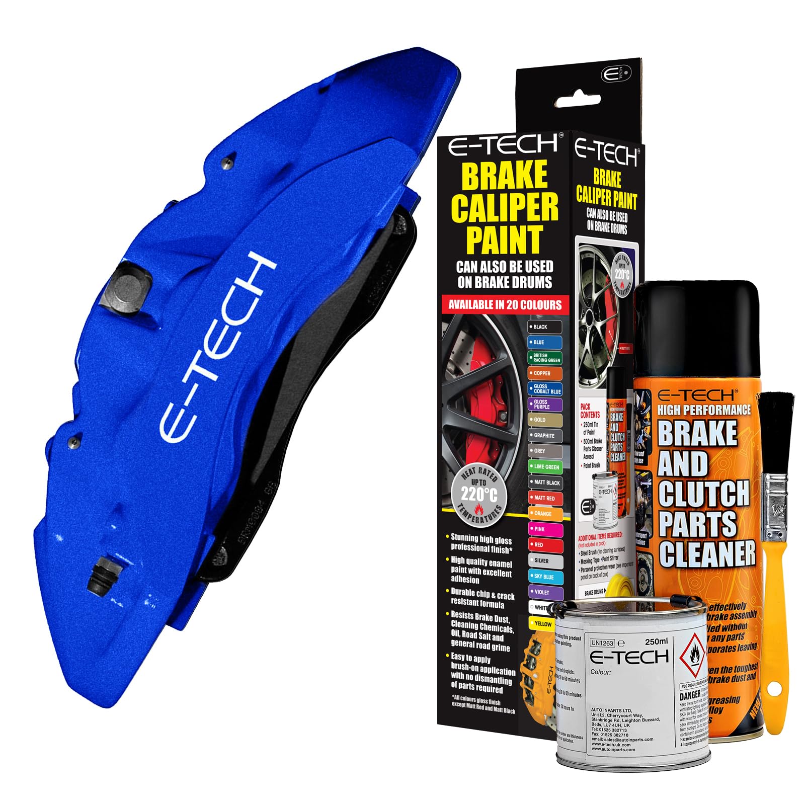 E-TECH Gloss Cobalt Blue Brake Caliper Paint EBCP-GCB