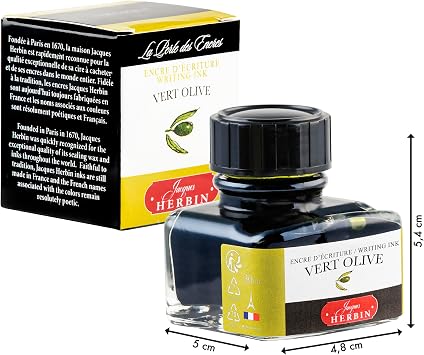 JHerbin Bottle Fountain Pen Ink 30 ml Vert Oliv