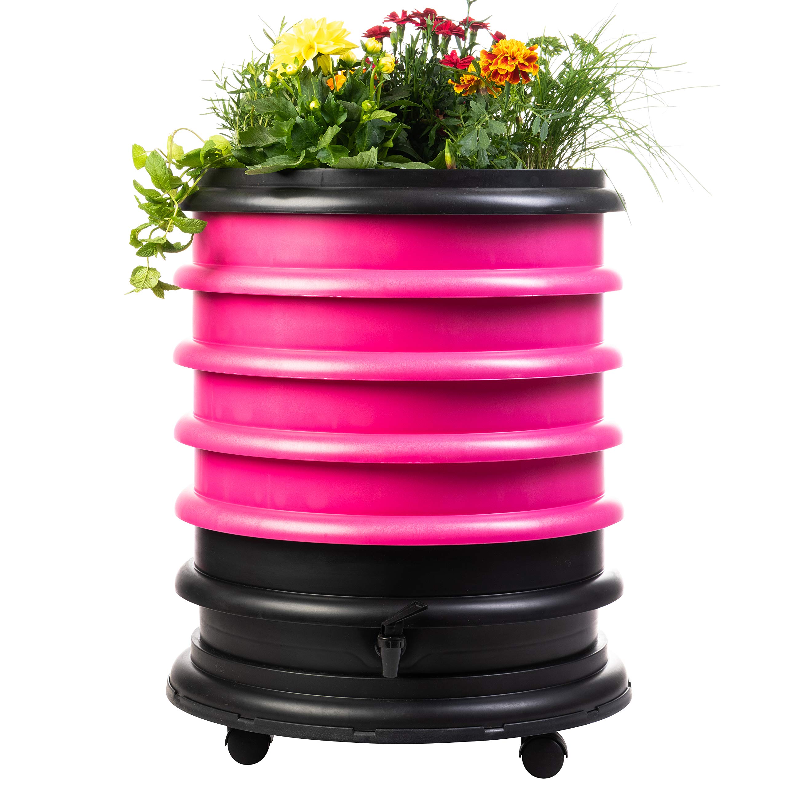 WORMbox | Wormery Worm Farm composter 3 Dark green Trays + Planter | 48 liters | Organic Waste Compost, make your Worm Castings — view 9