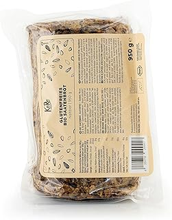 KoRo - Glutenfreies Bio Saatenbrot 950 g - Herzhaft-nussiger Geschmack - In Scheiben geschnitten - Saftige Konsistenz - Hoher Ballaststoffgehalt
