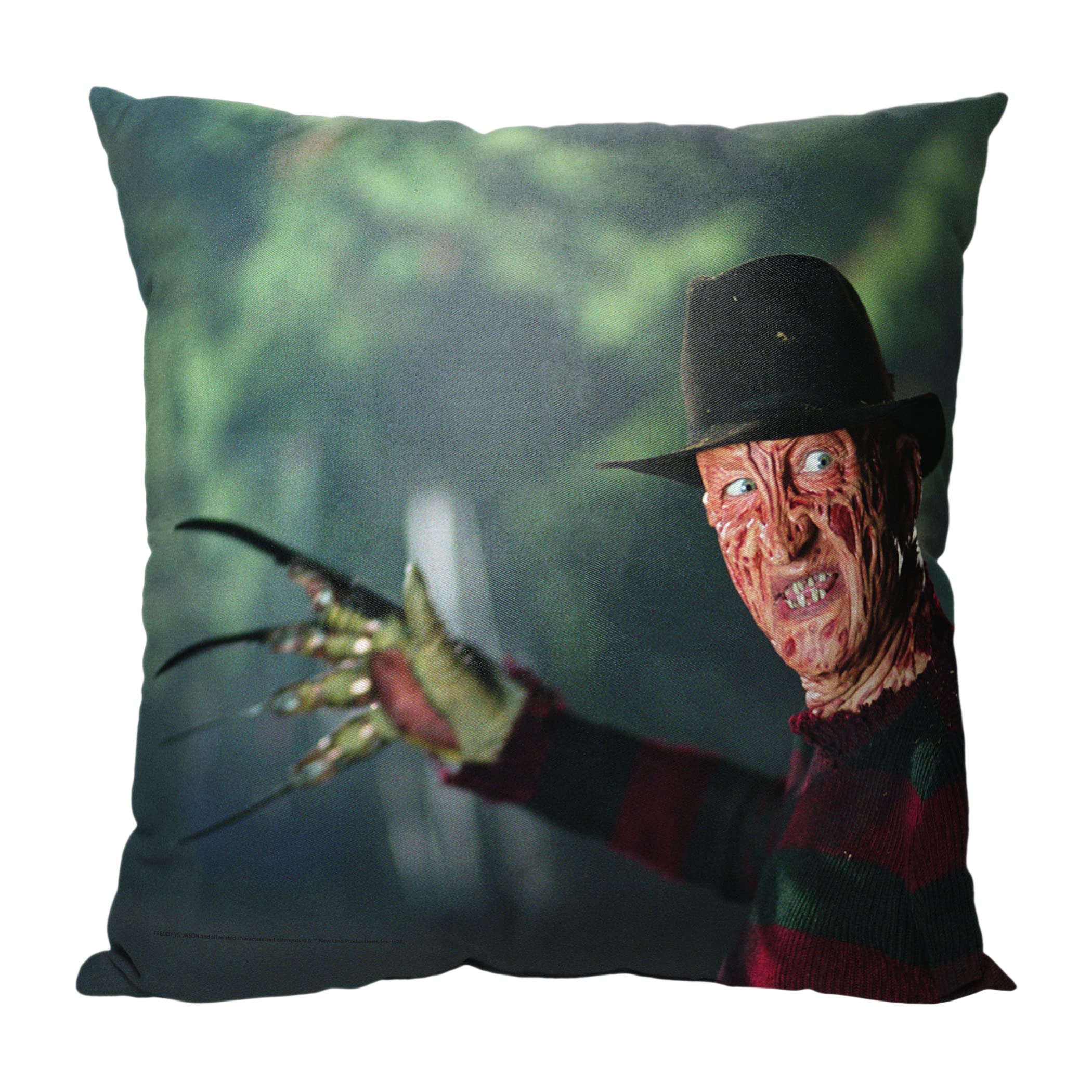 Northwest Freddy vs Jason Pillow, 18" x 18", Watch Out for The Claw
