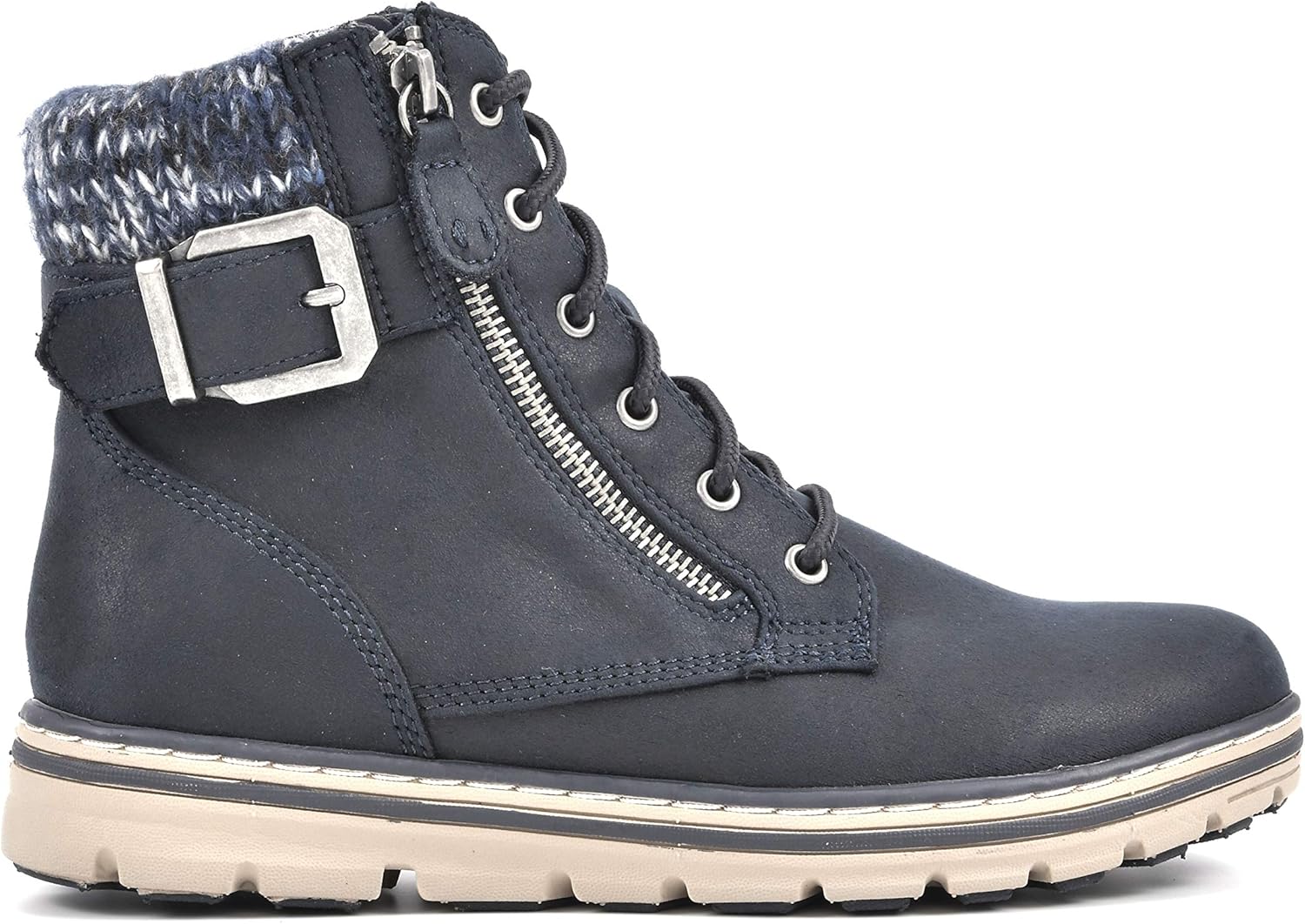 CLIFFS BY WHITE MOUNTAIN Shoes Kelsie Women's Lace-up Hiker Style Bootie - Image 2