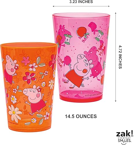 Miniatura 18 de Zak Designs DreamWorks Gabby's Dollhouse - Juego de vasos anidables para casa de muñecas, vasos de plástico sin BPA de 14.5 onzas, paquete de 4 Casa