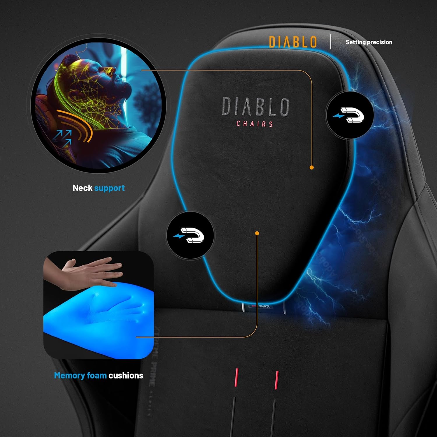 X.One Prime Sedia Gaming Ufficio - Sedia gaming - Immagine 3