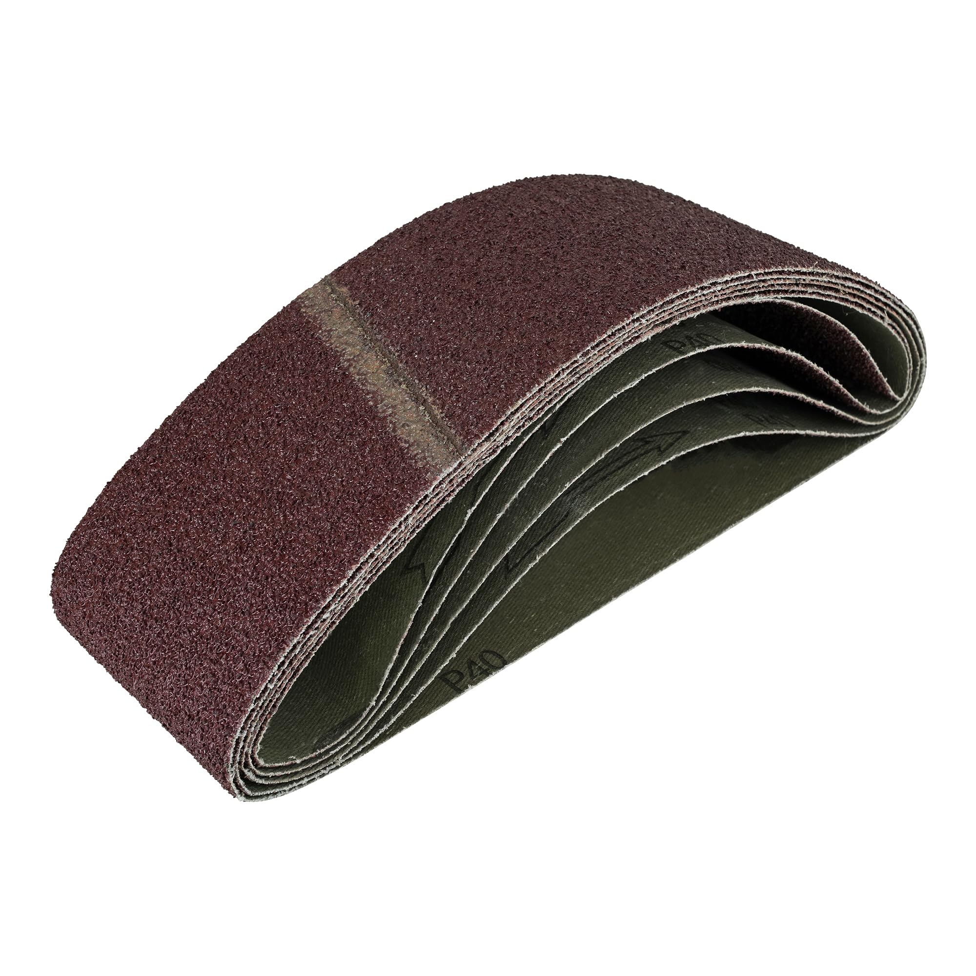10 Cintas De Lijado 75 X 457 Mm – Grano 40 A 240 Para Lijadora De Banda, Resistentes Y Precisas