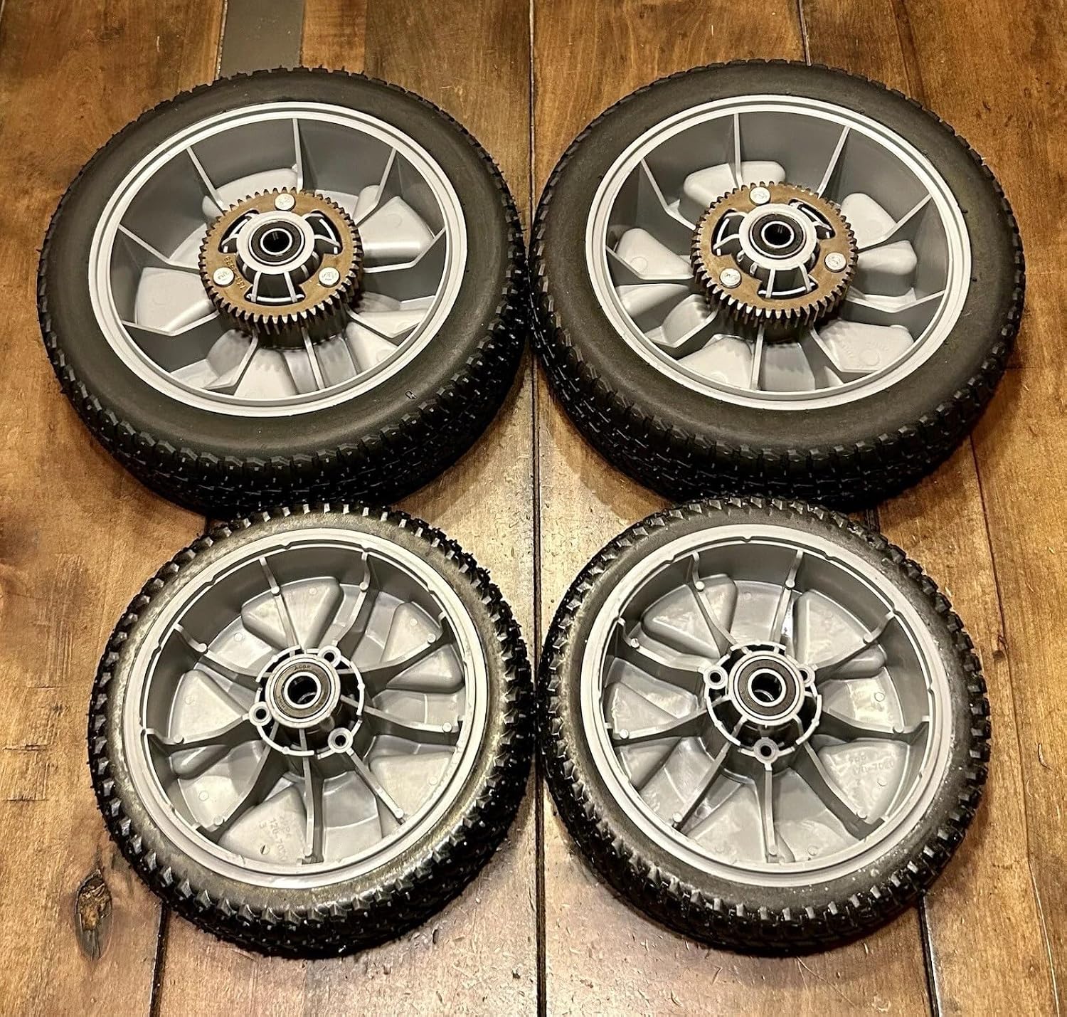 NEW Genuine Front & Rear Wheel Set (4-Pack) 30" 125-2509/10,Replacement for TORO OEM
