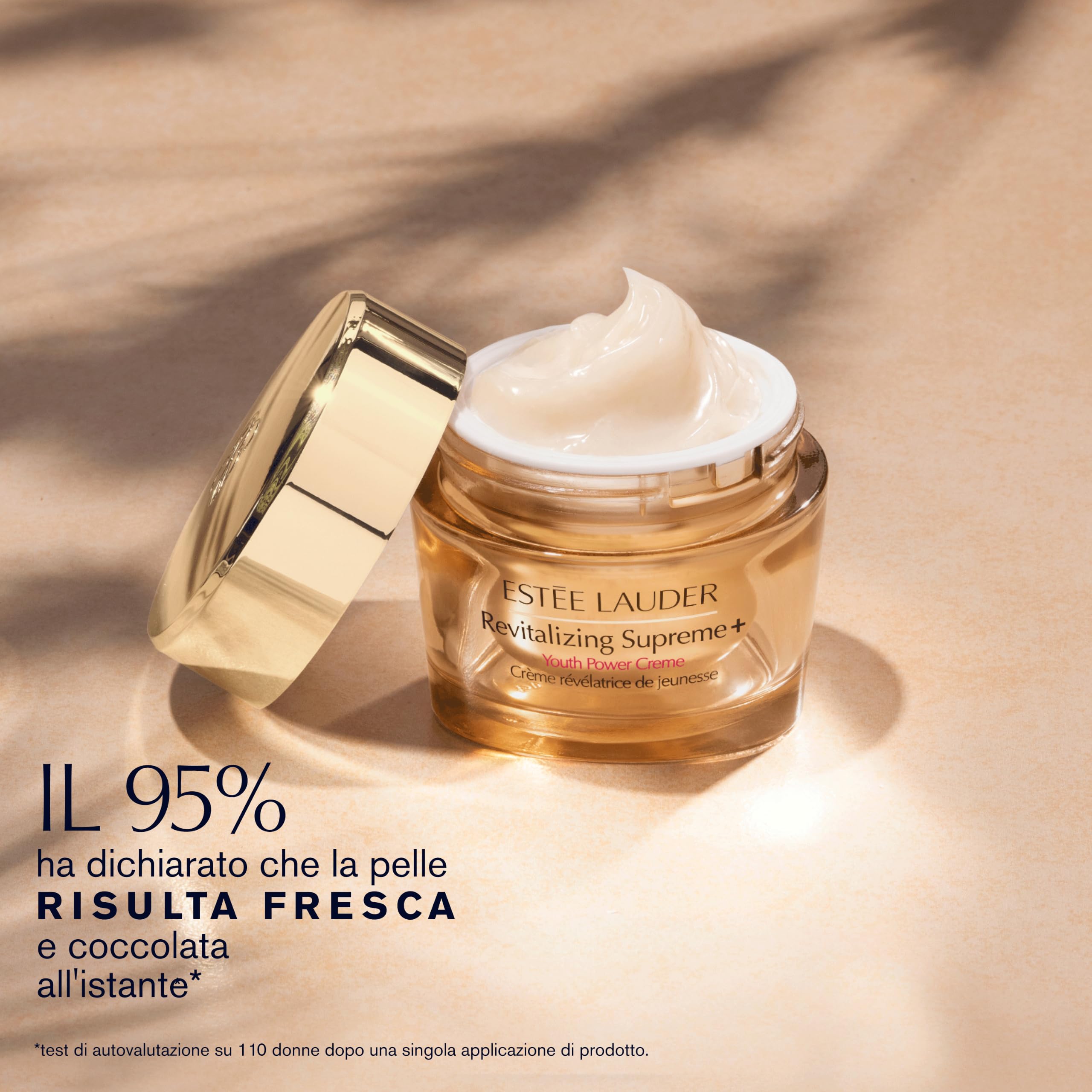 Estée Lauder Revitalizing Supreme+ Youth Power Cream | Crema viso antirughe con Acido Ialuronico e peptidi, 75 ml