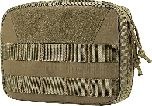Miniatura 1 de OneTigris MOLLE Pouch, Tactical Admin Pouch Belt EDC Tool Organizer Zippered Utility Waist Pack 7.5"x5"x2"